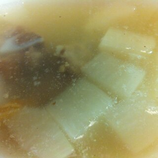 スペアリブと大根のあっさり中華スープ